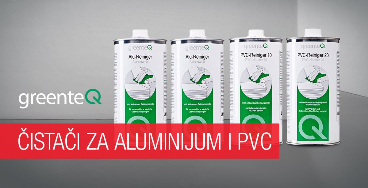 GreenteQ čistači za aluminijum i PVC