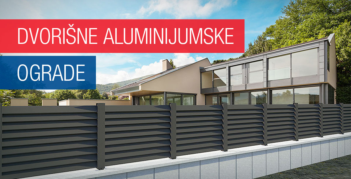 Dvorišne aluminijumske ograde